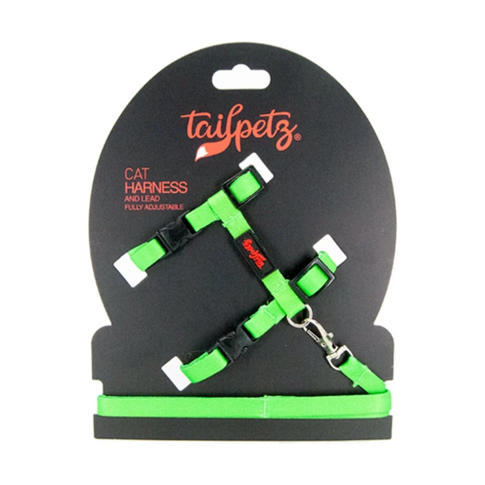 CAT HARNESS GREEN CAT HARNESS GREEN