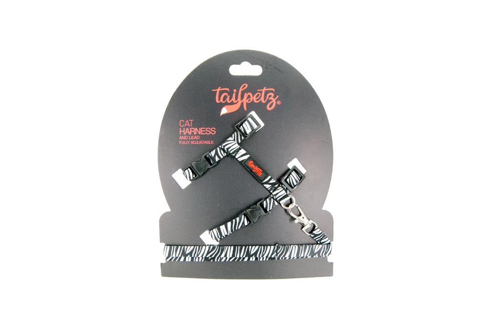 CAT HARNESS ZEBRA CAT HARNESS ZEBRA