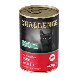 Challenge Sığır Etli Yetişkin Kedi Konservesi 400 gr