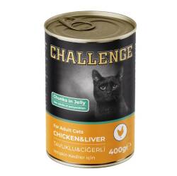 Challenge Tavuklu Ciğerli Yetişkin Kedi Konservesi 400 gr Challenge Tavuklu Ciğerli Yetişkin Kedi Konservesi 400 gr