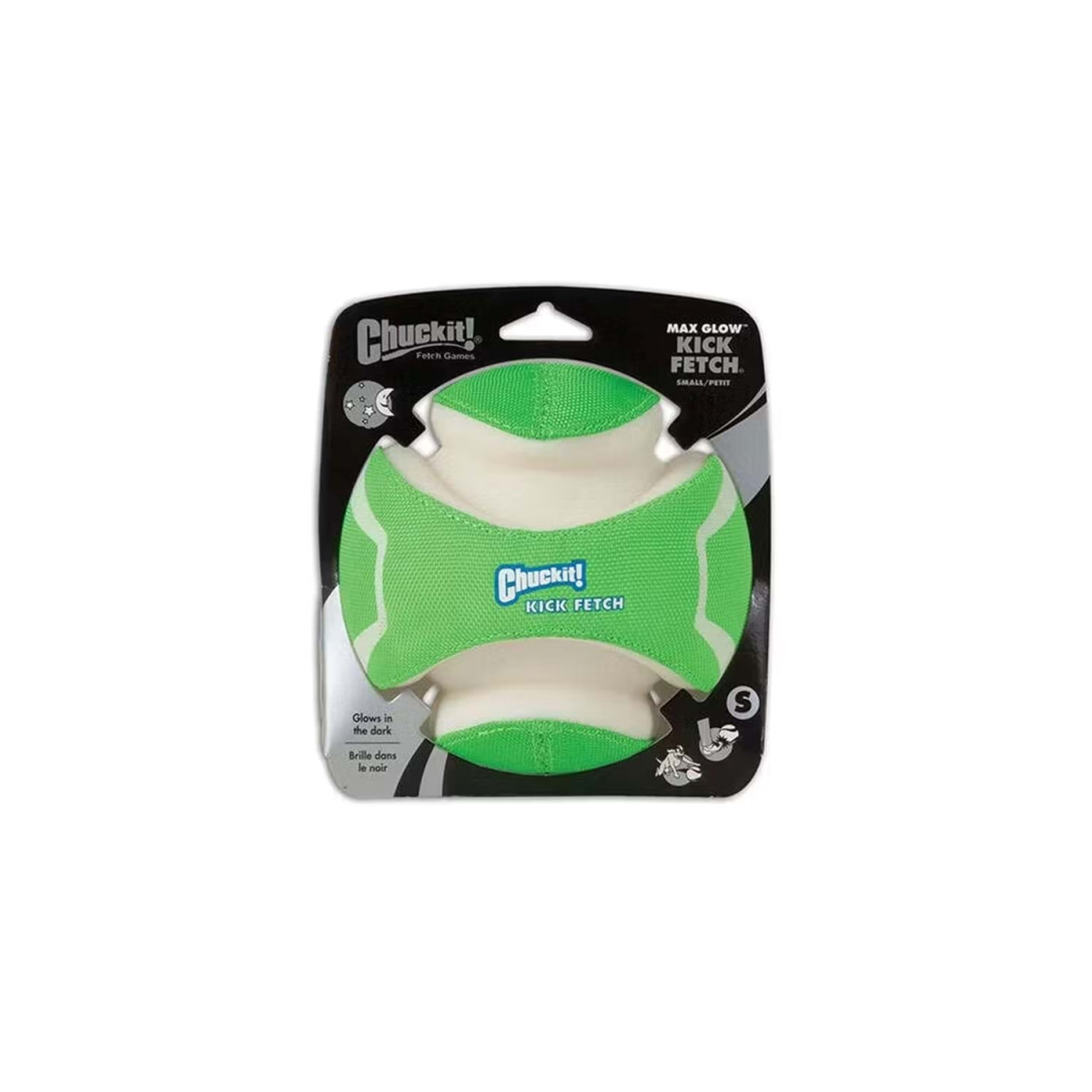 Chuckit! Kick Fetch Max Glow Gece Parlayan Köpek Oyuncağı (Büyük Boy)