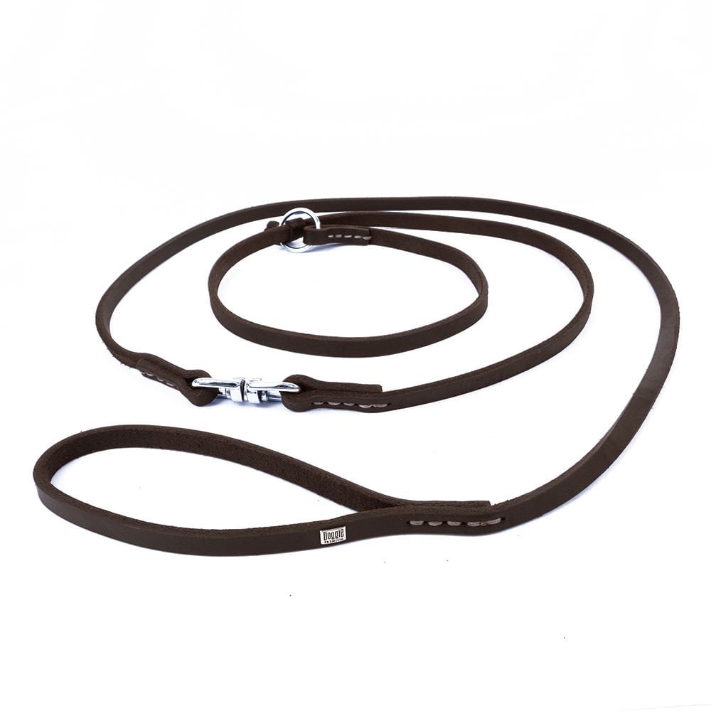 Doggie Yağlı Deri Eğitim Köpek Gezdirme Kayışı 1.1x180cm (Açık Kahve) Doggie Yağlı Deri Eğitim Köpek Gezdirme Kayışı 1.1x180cm (Açık Kahve)