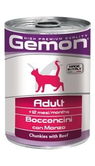 Gemon Konserve Mama - Yetişkin kedi  - Sığır / Dana 415 gr
