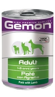 Gemon Konserve Mama - Yetişkin köpek - Kuzu etli - EZME - 400 gr Gemon Konserve Mama - Yetişkin köpek - Kuzu etli - EZME - 400 gr