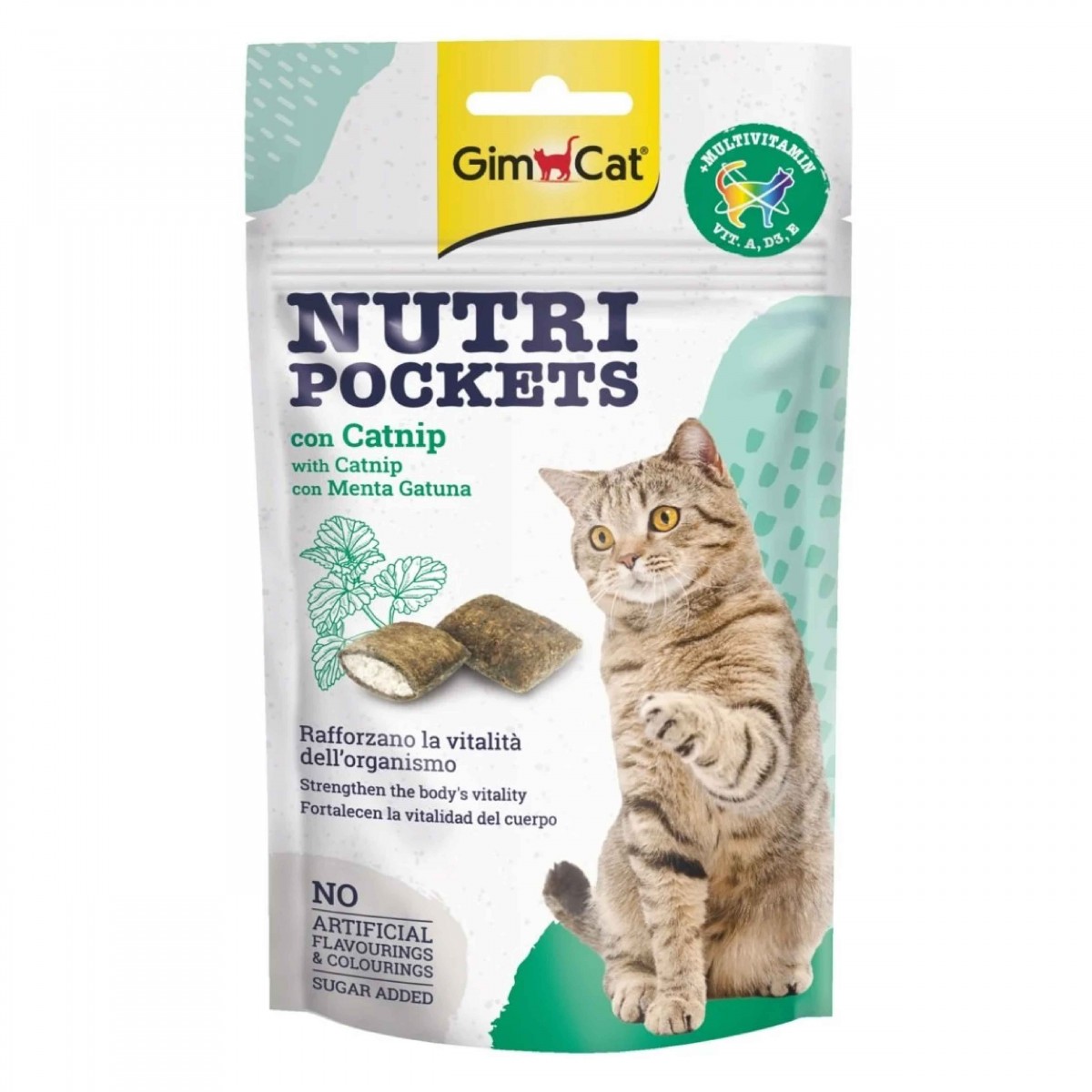 GimCat Nutripockets Kedi Ödülü Kedi Otu&Multivitamin 60Gr GimCat Nutripockets Kedi Ödülü Kedi Otu&Multivitamin 60Gr