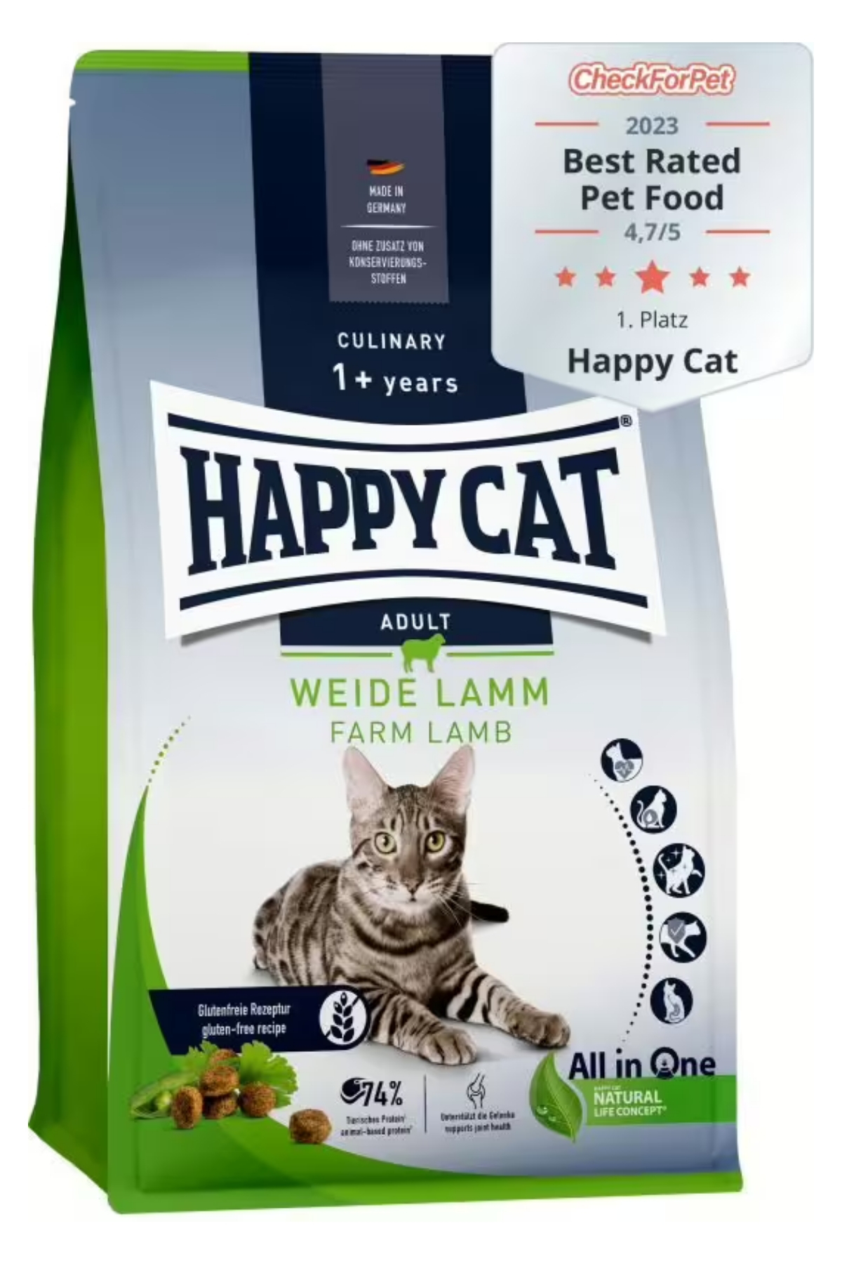 Happy Cat Culinary Weide Lamm Kuzu Etli Kedi Maması 10 Kg Happy Cat Culinary Weide Lamm Kuzu Etli Kedi Maması 10 Kg