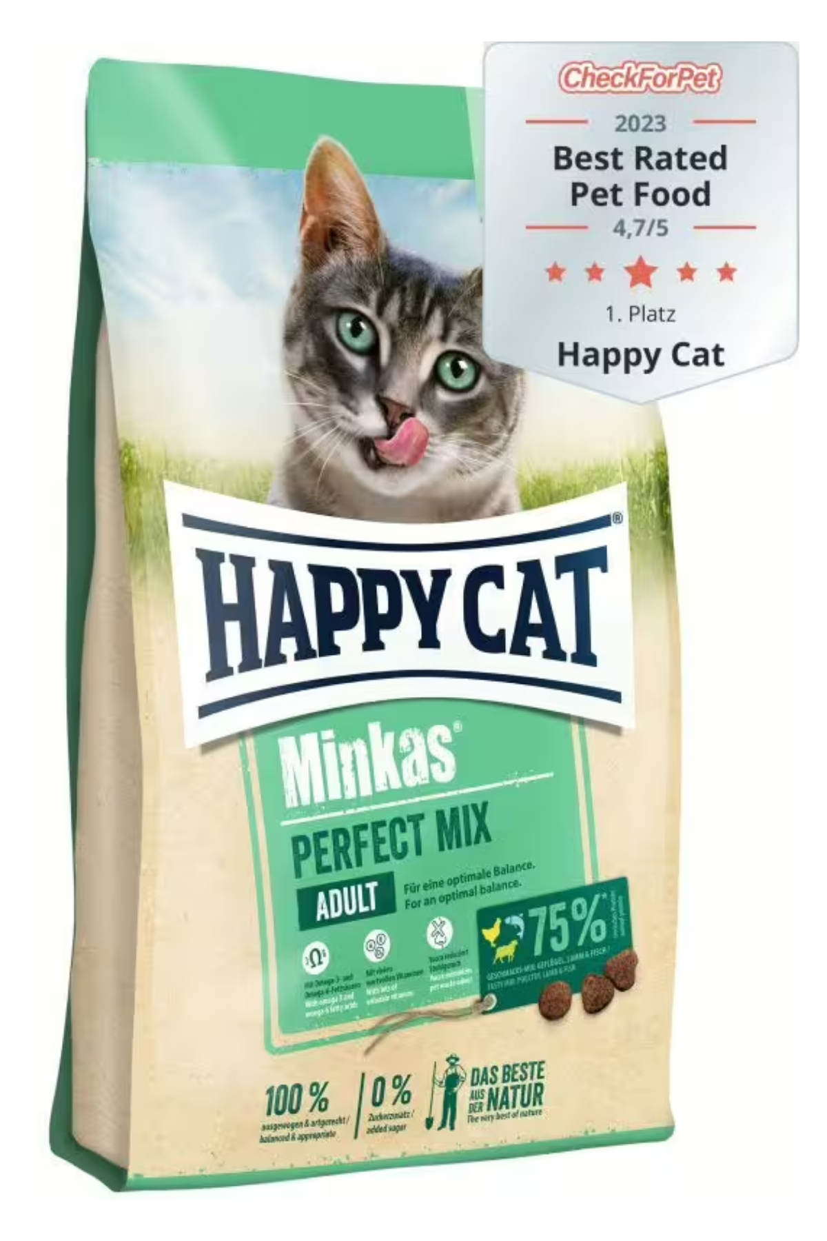 Happy Cat Minkas Perfect Mix Karışık Kedi Maması 1,5 Kg Happy Cat Minkas Perfect Mix Karışık Kedi Maması 1,5 Kg