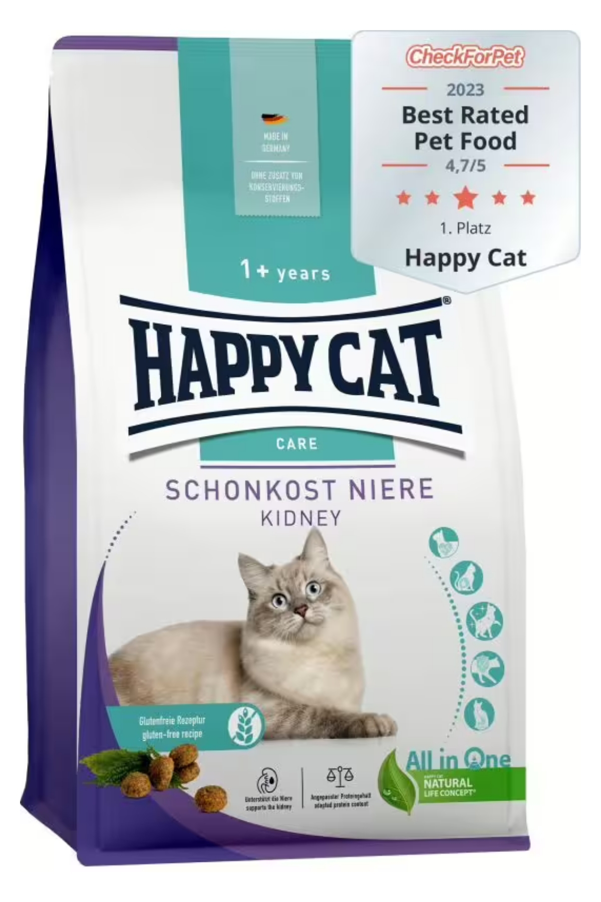 Happy Cat Sensitive Kidney Hassas Sindirim Kedi Maması 4 Kg Happy Cat Sensitive Kidney Hassas Sindirim Kedi Maması 4 Kg