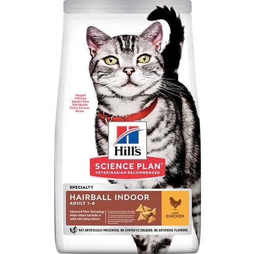 Hill's SP Hairball Indoor Yetişkin Tavuklu Kedi Maması 1,5 Kg Hill's SP Hairball Indoor Yetişkin Tavuklu Kedi Maması 1,5 Kg