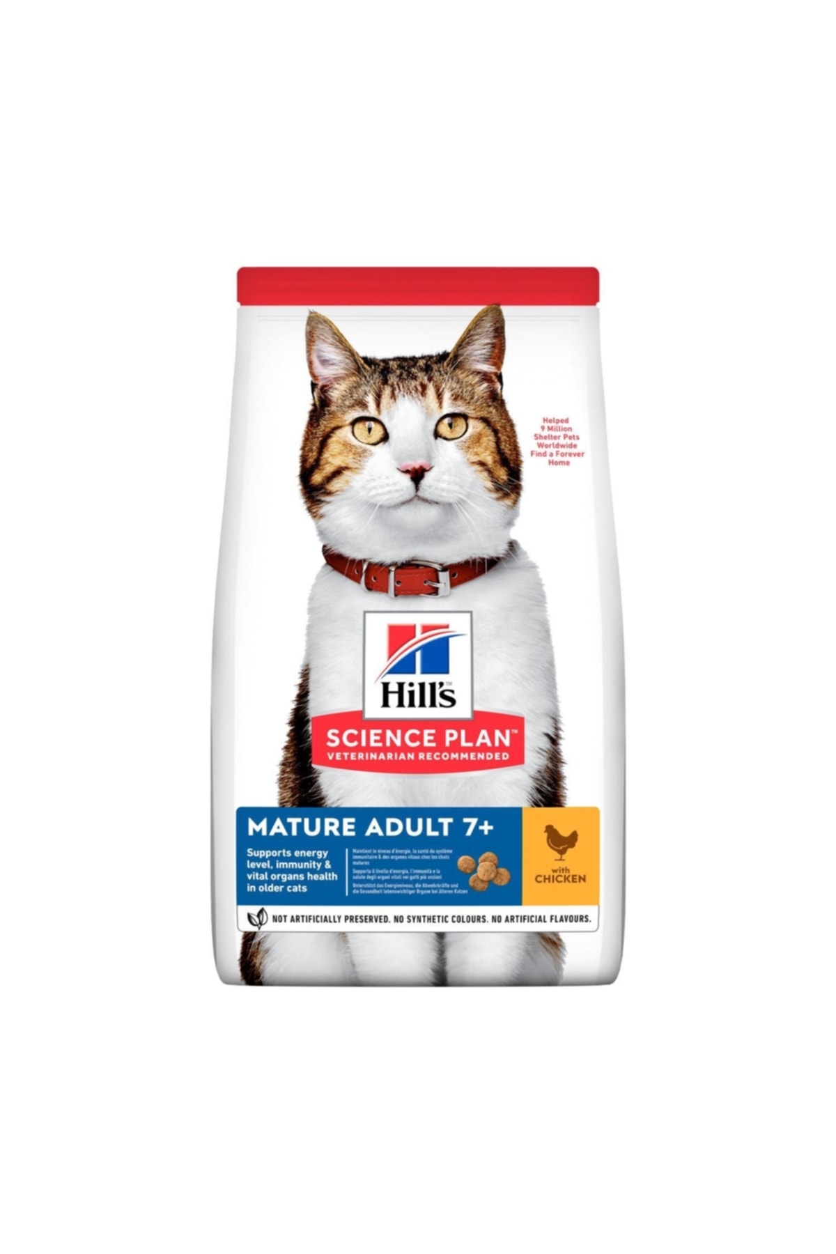 Hill's SP Tavuklu +7 Yaşlı Kedi Maması 3KG Hill's SP Tavuklu +7 Yaşlı Kedi Maması 3KG