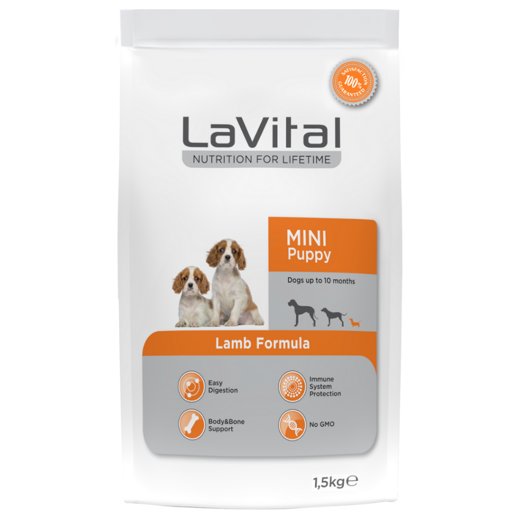 Lavital Mini Puppy Küçük Irk Kuzulu Yavru Köpek Maması 1,5kg