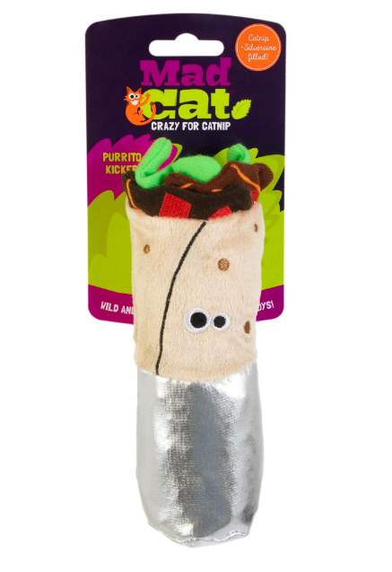 Mad Cat Big Purrito Kicker Kedi Otlu ve Matatabili Kedi Oyuncağı