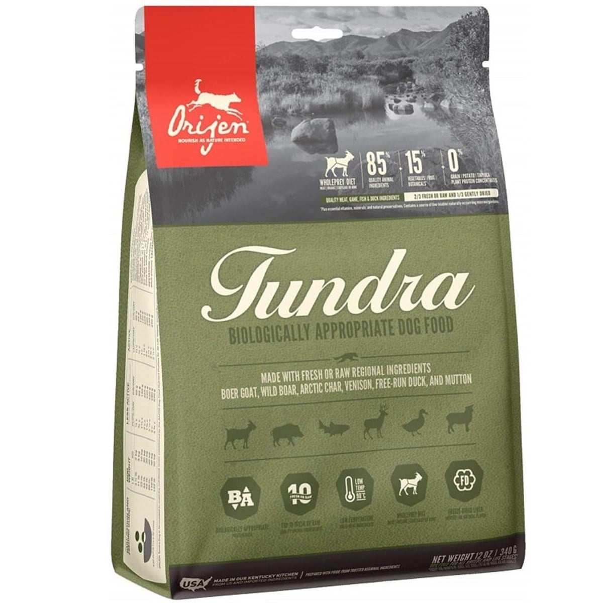 ORIJEN Tundra Köpek Maması 2kg - Tüm ırk ve yaşam evreleri için