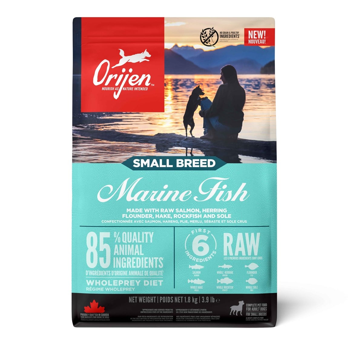Orijen Small Breed Marine Fish 4,5 Kg- Küçük Irk Yetişkin Köpekler İçin Orijen Small Breed Marine Fish 4,5 Kg- Küçük Irk Yetişkin Köpekler İçin