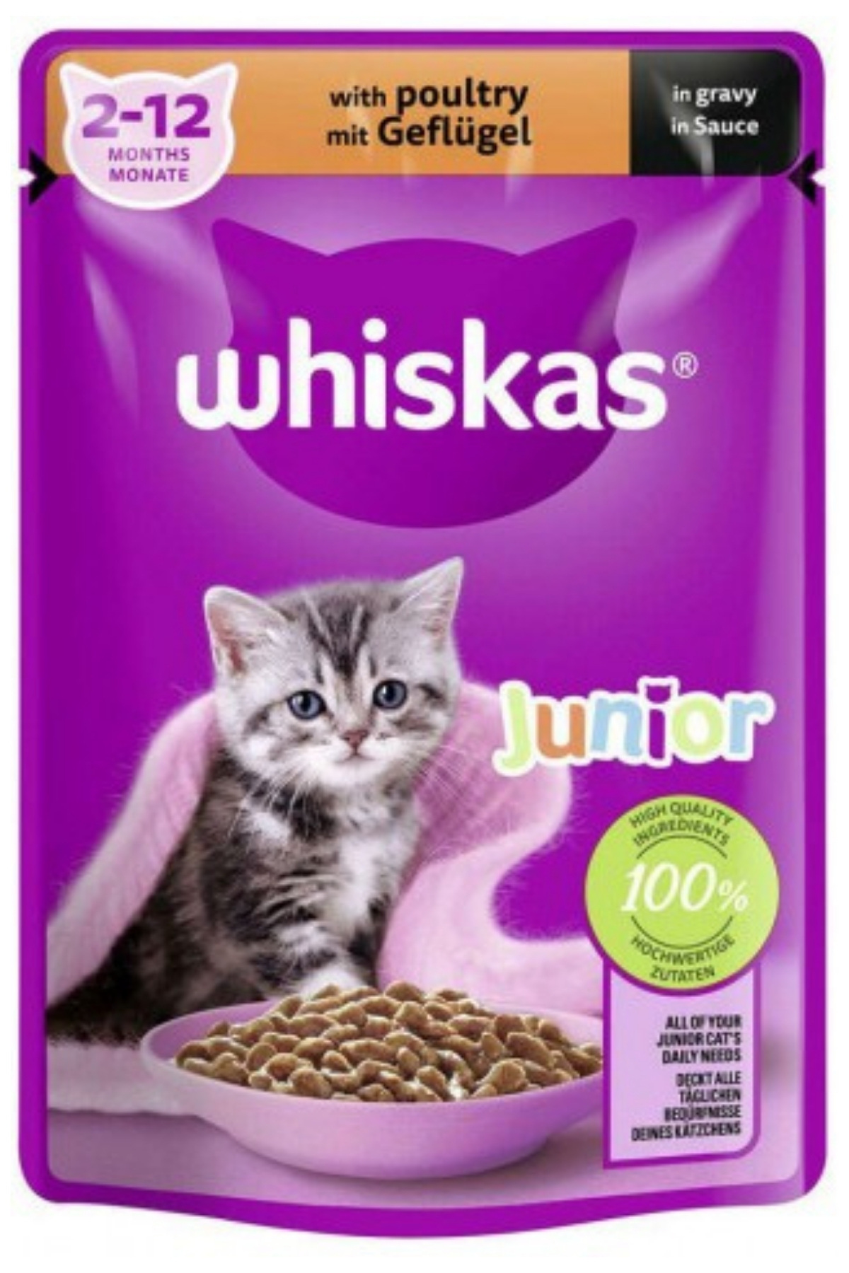 WHISKAS Pouch YAVRU TAVUKLU - 85 GR 