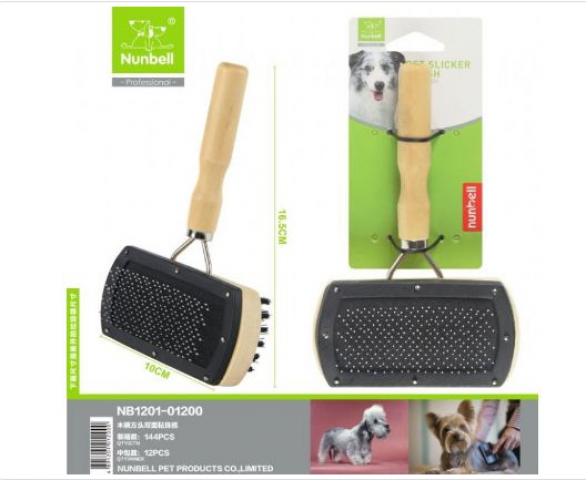560-4001 NUNBELL AHŞAP SAPLI ÇİFT TARAFLI TARAK
