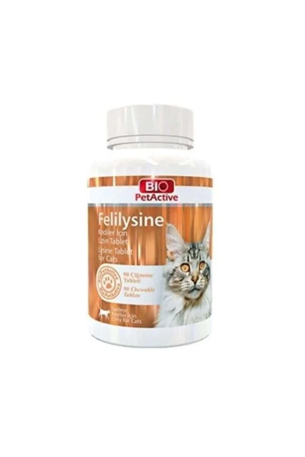 BIO-FELILYSINE (KEDİ VE KÖPEKLER İÇİN LİZİN TABLET) 90 GR
