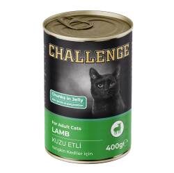 Challenge Kuzu Etli Yetişkin Kedi Konservesi 400 gr