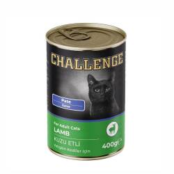 Challenge Pate Kuzu Etli Yetişkin Kedi Konservesi 400 gr