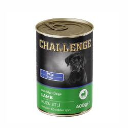 Challenge Pate Kuzu Etli Yetişkin Köpek Konservesi 400 gr