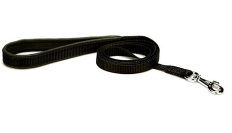 Doggie Konforlu Dokumadan El Yapımı Köpek Gezdirme Kayışı 1,5x160cm - Black