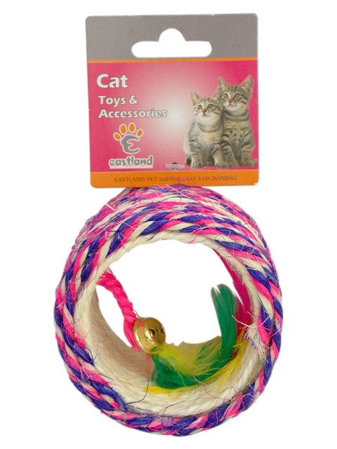 Eastland Iplı Kedı Oyuncağı 6cm Çap