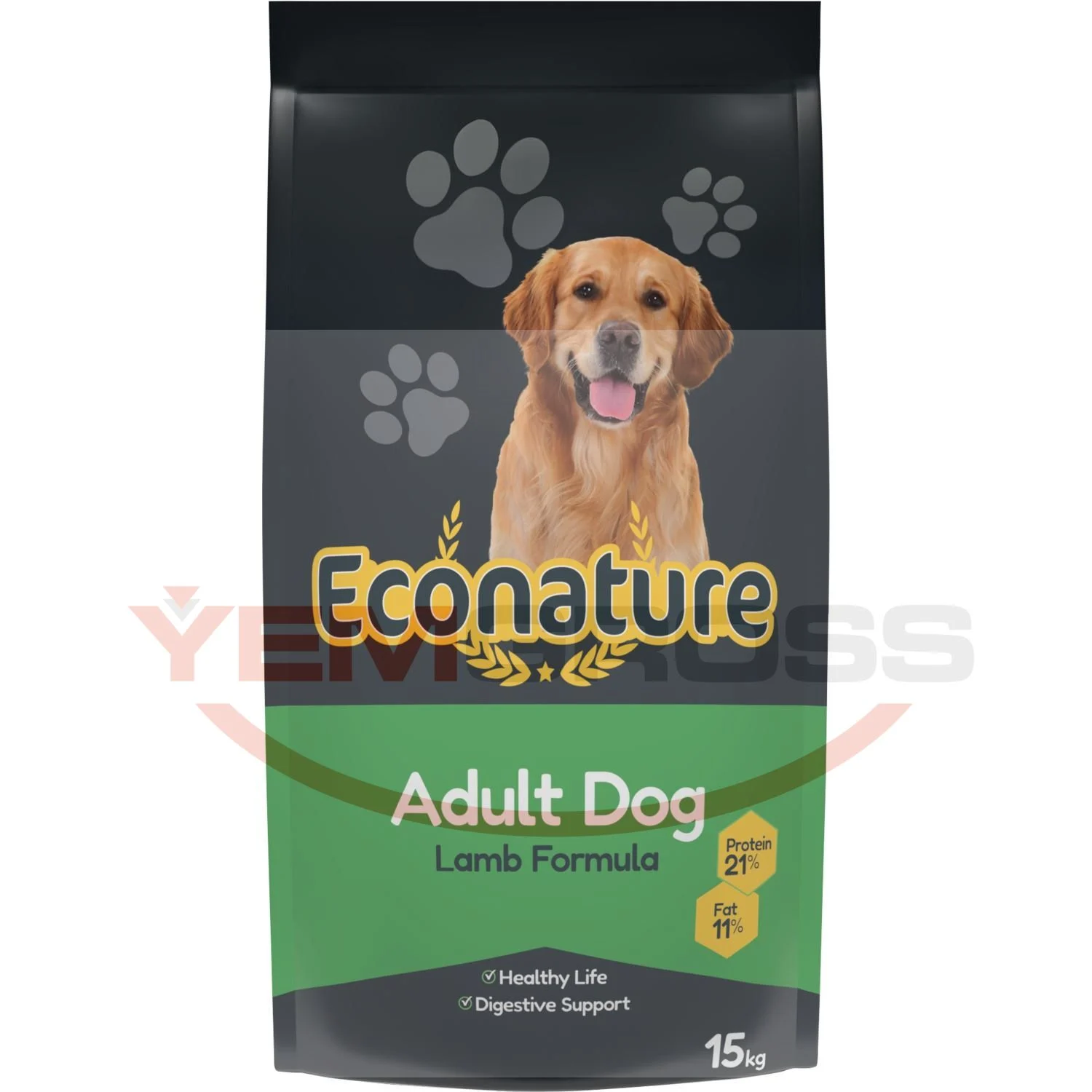 Econature Kuzu Etli Yetişkin Köpek Maması - 15 Kg