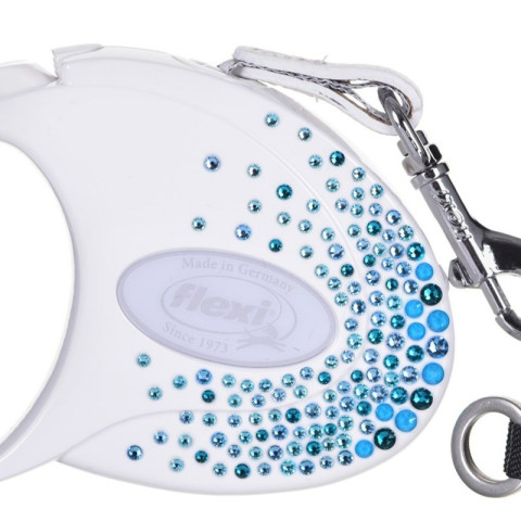 Flexi Glam Splash Ocean S Beden Beyaz 3MT Şerit Tasma