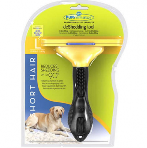 Furminator Kısa Tüylü Köpekler İçin Tüy Tarağı Large