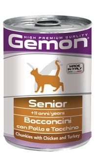 Gemon Konserve Mama - Yaşlı kedi - Tavuk / Hindi 415 gr