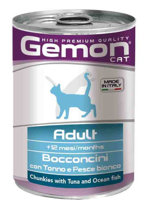 Gemon Konserve Mama - Yetişkin kedi  - Tuna / Okyanus Balığı 415 gr