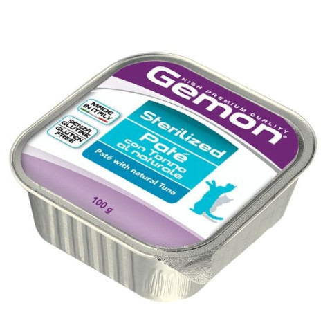 Gemon Pate kısırlaştırılmış kediler için - Tuna Balıklı 100 gr
