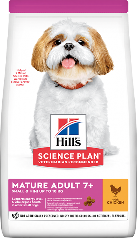 Hill's SP Tavuklu Küçük ve Mini Irk +7 Yaşlı Köpek Maması 1.5KG
