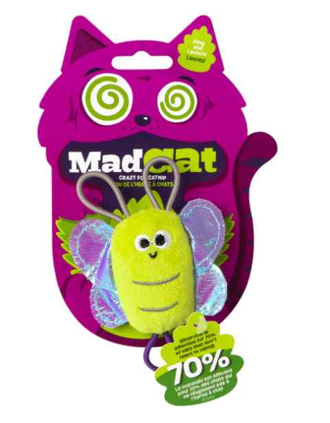 Mad Cat Slingshot Butterfly Matatabili Kedi Oyuncağı