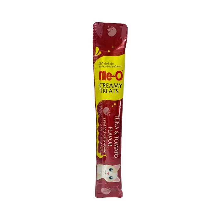 Me-o Ton Balıklı ve Domatesli Likit Kedi Ödülü Tekli 15gr