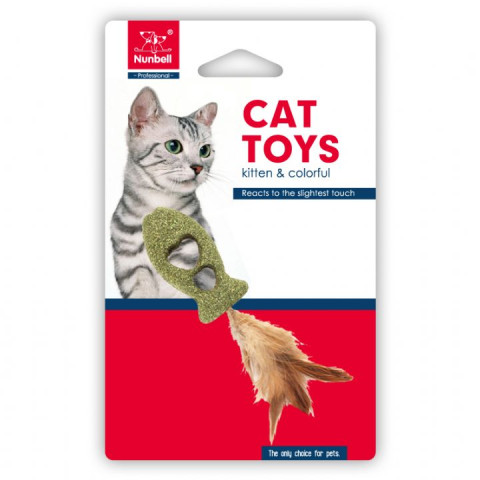 NUNBELL KEDİ OYUNCAGI CATNIP BALIK