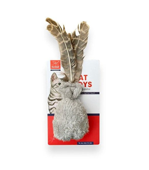 NUNBELL KEDİ OYUNCAGI TÜYLÜ KESE