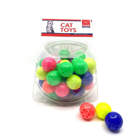 NUNBELL KEDİ OYUN.DELİKLİ TOP 45'Lİ