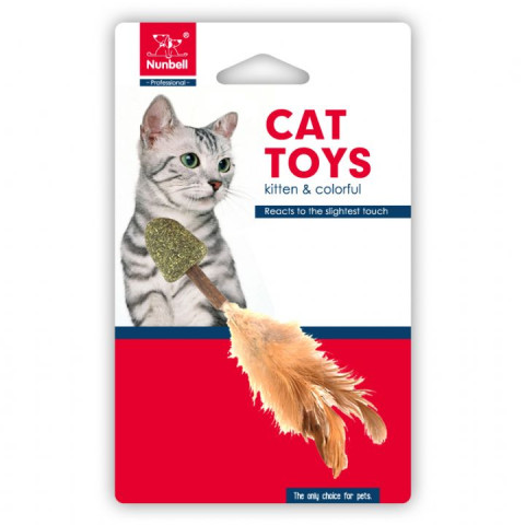 NUNBELL MATATABİ KEDİ OYUNCAGI CATNIP ÇUBUK