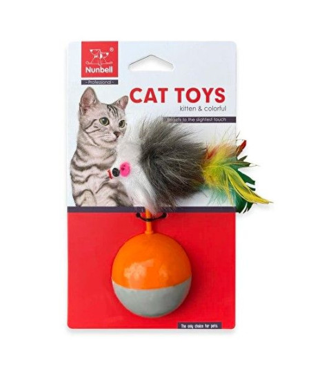 Nunbell Kedi Oyuncak Hacı Yatmaz Fare (paket)