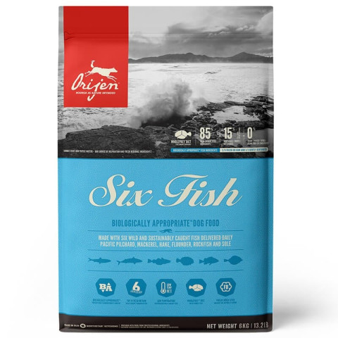ORIJEN Six Fish Köpek Maması 2kg - Tüm ırk ve yaşam evreleri için