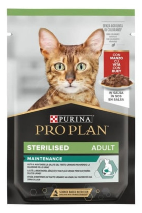 Pro Plan Sığır Etli Kısırlaştırılmış Kedi Yaş Maması 85 Gr