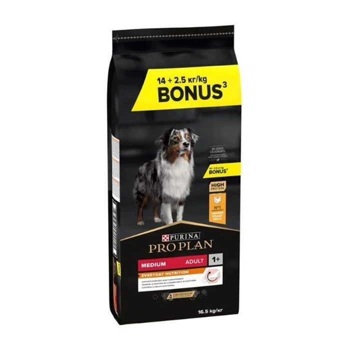 Proplan Medium Adult Tavuklu Yetişkin Köpek Maması 16,5 Kg