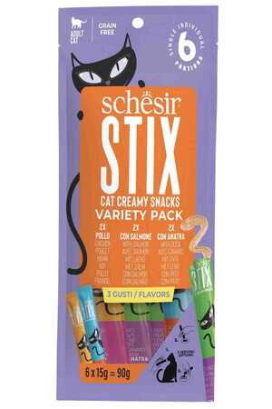 SCHESIR STIX CAT ÖDÜL MOUSSE TAV&SOM&ÖRD.KAR.KUTU 12X6X15G