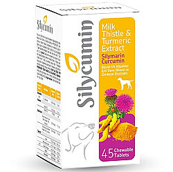 SILYCUMIN 45 TABLET (KÖPEKLER İÇİN ZERDAÇAL VE DEVEDİKENİ TABLETİ) 67,5 GR
