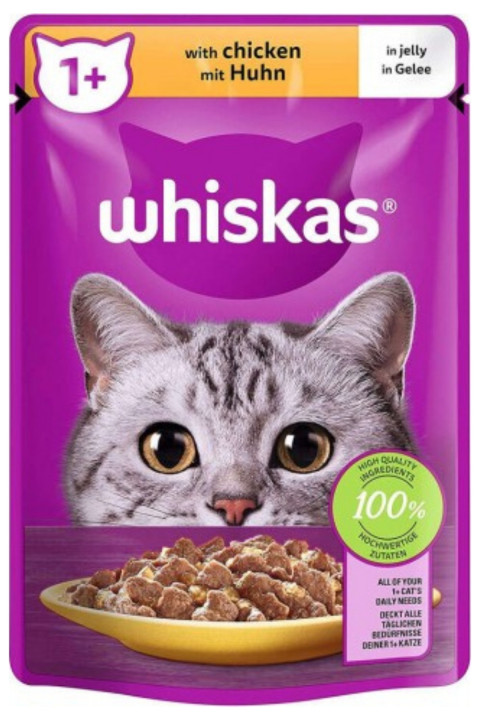 WHISKAS POUCH TAVUKLU - 85 GR 